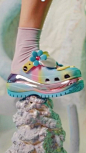 Lazy Oaf X Crocs  launching 6.2 via the Crocs app!​ 
New worlds now loading… #LazyOafXCrocs