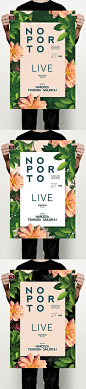 Summer Porto Flyer – This flyer poster template can be used for a summer party, outdoor bar, fashion event, email template, summer sale flyer,flower workshop, beach party, bar and dj event, tropical island theme party, or just for regular summer festivals