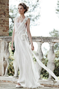 Alberta Ferretti Bridal Forever 2016 Wedding Dress // Pinned by Dauphine Magazine, curated by Castlefield (wedding invitation, branding, pattern designs: www.castlefield.co). International Couture Fashion/Luxury Wedding Crossover Magazine - Issue 2 now on