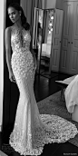 elihav sasson spring 2018 bridal sleeveless illusion jewel neck sweetheart fully embellished sheath wedding dress (vj 010) mv glam elegant chapel train