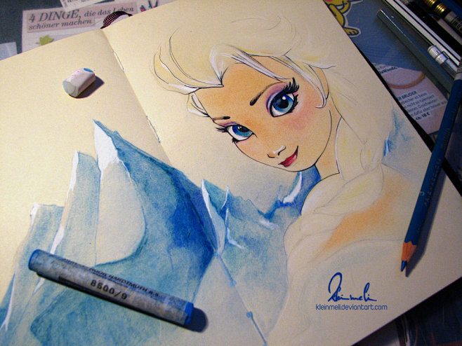 Elsa by kleinmeli#冰雪...