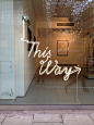 Wayfinding Store Front Design | Design + Type | Pinterest