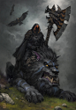 Wolf Guard Battle Leader, Jaime Martinez : Software: Photoshop CS6