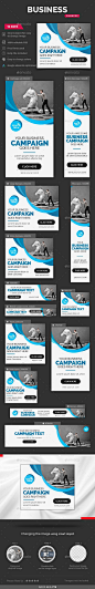 Business Web Banners Template PSD #design #ad Download: http://graphicriver.net/item/business-banners/13392044?ref=ksioks: 