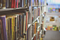 books organized in a shelf