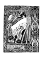 Giclee Print: Merlin and Nimue by Aubrey Beardsley : 24x18in