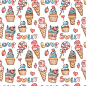 General 2000x2000 love pattern texture