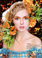 阿纳斯塔西娅Lashmanova“闪亮之光”我的婚礼“杂志2013年3月（马来西亚）伯纳德OOI和丰隆化妆摄影和造型由伯纳德大井华丽，戏剧，五颜六色的化妆看起来。