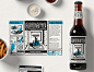 Bierhaus Brewing Co. - 2015 : Bierhaus is a handcrafted brewery from Buenos Aires, Argentina. In this project, is revealed the new brand and bottles that I made for these awesome guys.