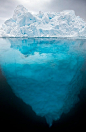 split-view冰山，格陵兰岛