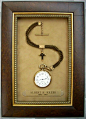 A nice way to display an old pocket watch... http://www.artshopnc.com/large-website-images/pocket-watch-large.html: 