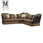 慕妃高端定制家具法式美式新古典实木皮艺沙发组合客厅沙发CP155