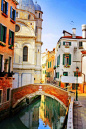 运河，威尼斯，意大利