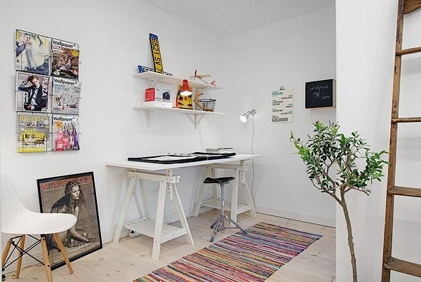 瑞典精致49平小公寓 夏日的清凉家装 3...