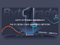 Bytetrade Anniversary Promotion Poster number green red line 数 anniversary activity banner poster 插图 块 ui 黑色 blockchain