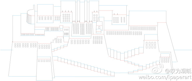 #建筑纸雕图纸# 想拥有一座布达拉宫么~...