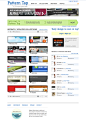 Pattern Tap : Organized Web Design Collection of User Interfaces for Inspiration and Ideas. The CSS Gallery Alternative - Pattern Tap #网页# #素材# #色彩# #经典# #字体#