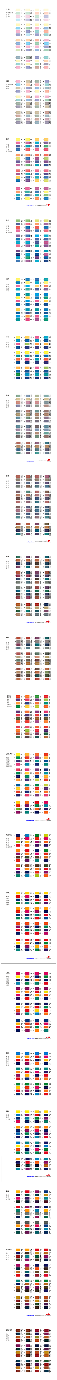 清柚采集到配色