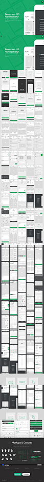 Basement iOS: Wireframe UI Kit - Designmodo Market