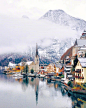 冬季的Hallstatt小镇 世界上最美的湖畔小镇 ins：liolaliola ​​​​