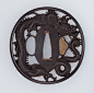 Tsuba with design of dragon Japanese Edo period Late 18th–early 19th century Kurosawa Yoshiaki (Japanese, early 19th century Japanese), School Mito School (Japanese, 18th through 20th century):