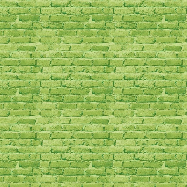 绿色砖墙背景图片