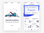 Car Service : Whitespace is like air :)  it is necessary for design to breathe.

Simple, clean and intuitive car service app concept. 
Fresh approach, keeping it simple and elegant!

Feel free for leave your fee...