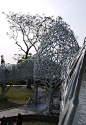 “凤凰木与银鸟巢”台湾嘉义兰潭雕塑