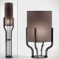 CROWN floor and table lamps by roche bobois: