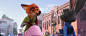 《疯狂动物城》 General 1920x801 Zootopia Nick Wilde Judy Hopps fox rabbits animals screen shot Anthro movies cartoon 3D