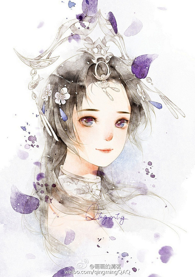 秦风毒萝-清茗_原创,插画,同人,剑网3...