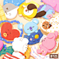 BROWN PIC | GIFs, pics and wallpapers by LINE friends : bt21,image,van,tata,chimmy,mang,koya,cooky,shooky,rj