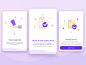 Onboarding Screens ( Fintech app )