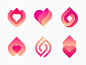Logo options for dating app