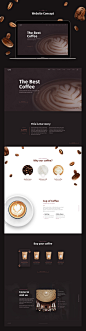 Cafe Website : Cafe website concept design.