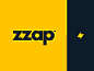 zzap brand logo bolt zap vector mark app identity branding illustration