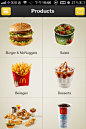 麦当劳餐厅应用界面设计欣赏