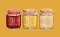 来自最新鲜食材的手工酸辣酱-主要成份：欧芹、迷迭香、番茄和洋葱---酷图编号1184862