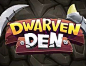 英文游戏logo Dwarven Den-Gameui.cn游戏设计圈聚集地