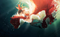 Anime 1920x1200 Touhou Hakurei Reimu underwater bubble