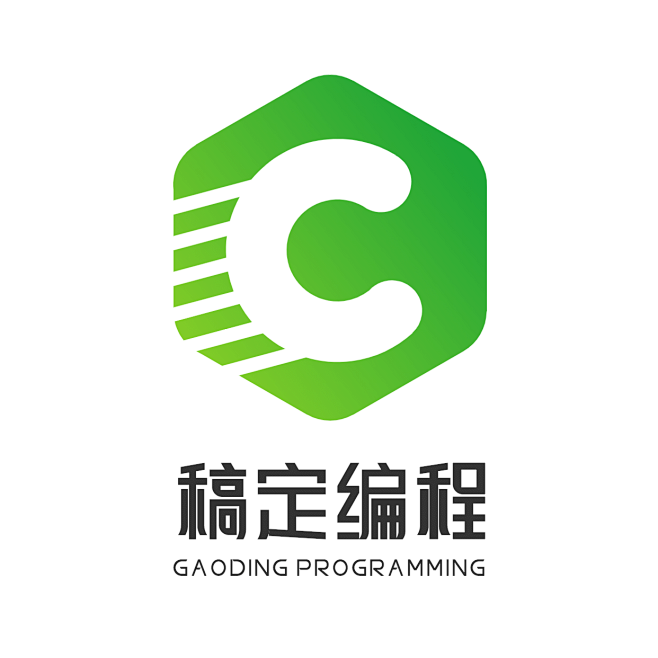 少儿编程教育培训手绘头像logo