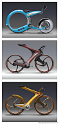 【图】Scott Robertson作品——概念自行车设计二维效果图 