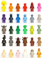 100 custom LEGO minifigs #设计# #乐高#