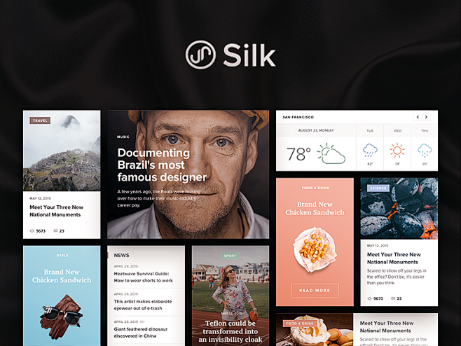 Silk UI Kit ( Work i...
