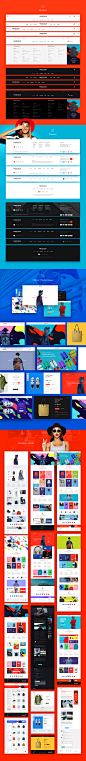 MULTICOLOR UI Kit : i'm proud to present you stylish and bright UI kit, which consists of more than hundred ready-to-use elements. We tried to make it as useful and diverse as possible to help you save time by facilitating designing or prototyping process