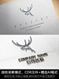 鹿logo标志鹿商标设计 CDR