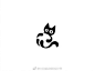 #LOGO设计# 一组猫元素logo设计 ​​​​