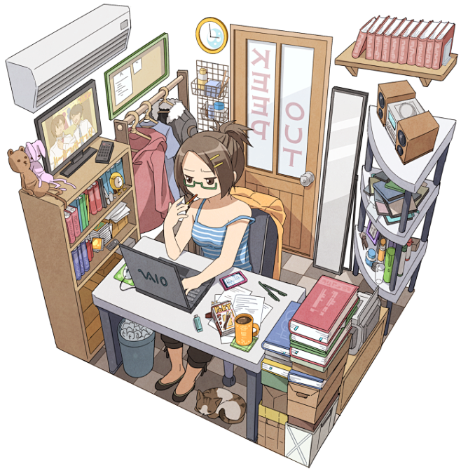 小説家の部屋