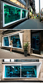 KISSMIKLOS Design A Storefront To Look Like An Aquarium: 