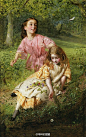 Life's Sunshine 1861. … by George Elgar Hicks (1824-1914)